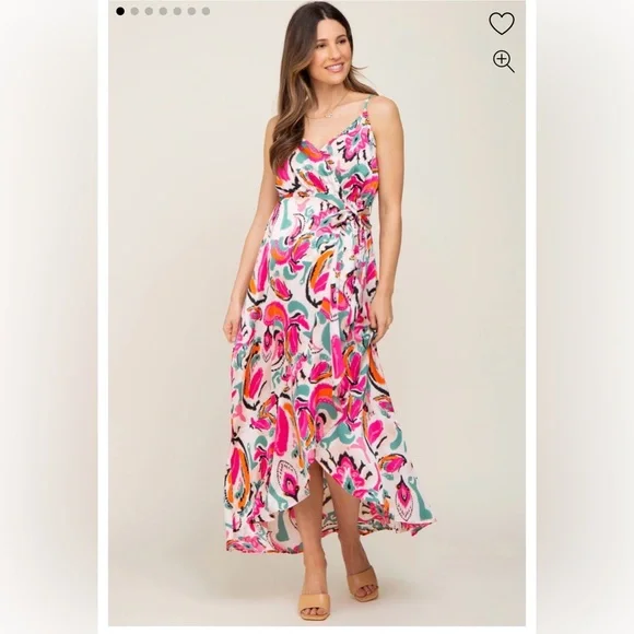 She + Sky Vibrant Multicolor Maxi Dress - Picture 11 of 11